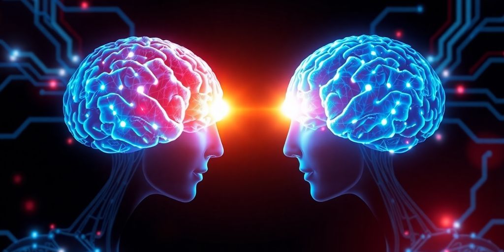 AI models facing off.
