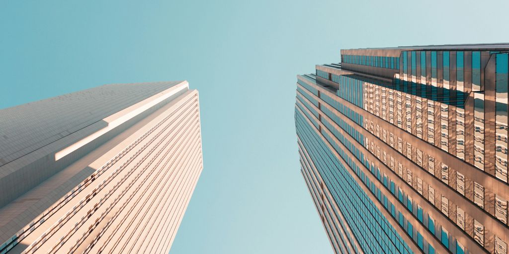 worm's eye view photography of buildings
