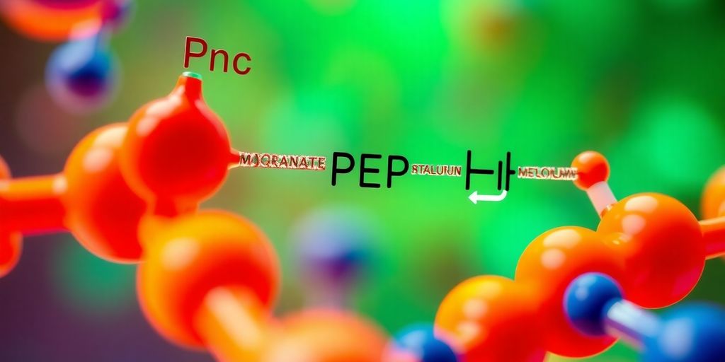 Molecular structure of PEP in a laboratory setting.