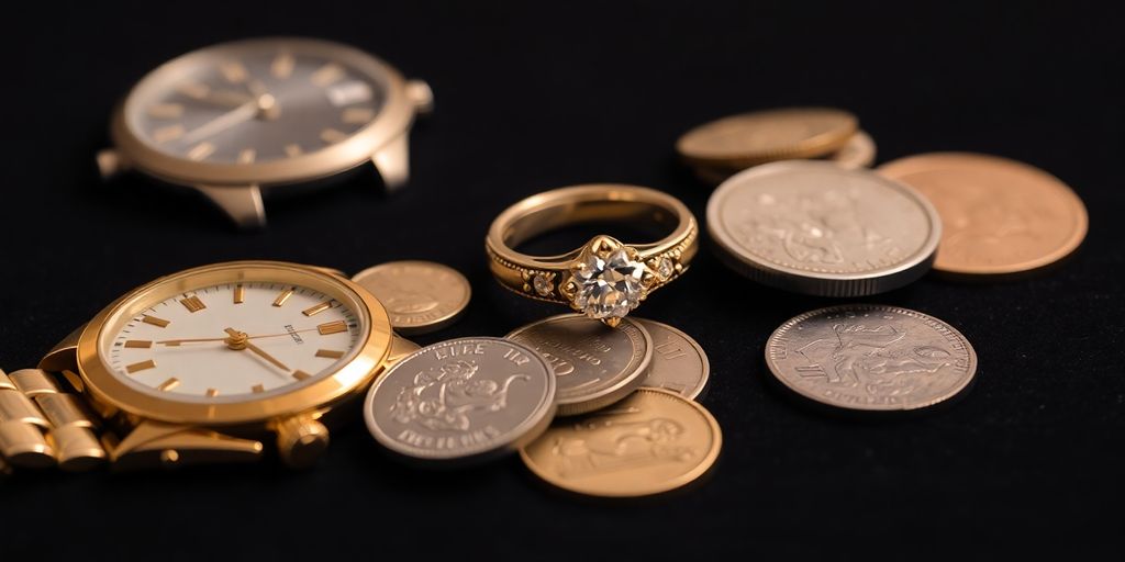 Objets variés mis en gage