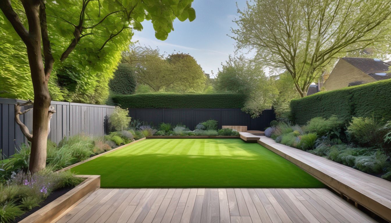 green lawn London garden