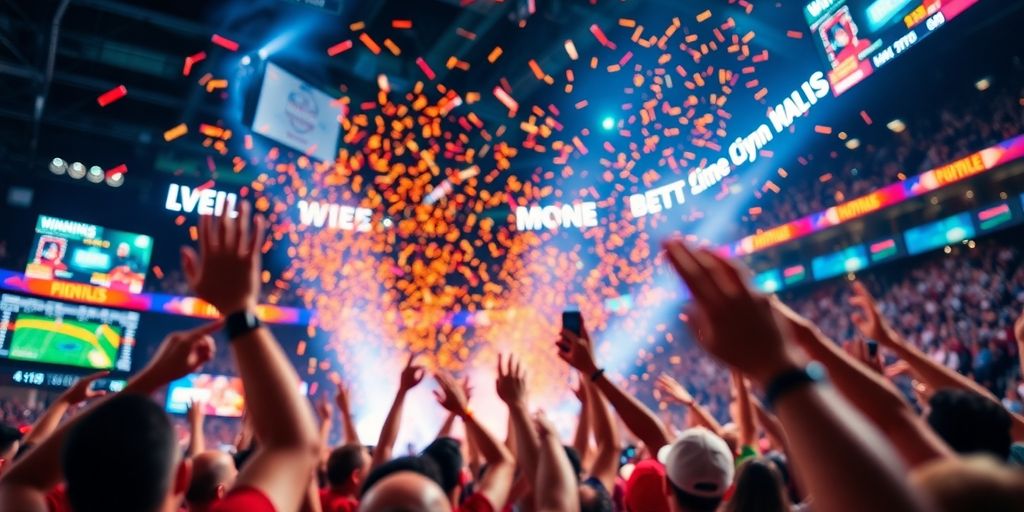 Sports bets with winning odds.
