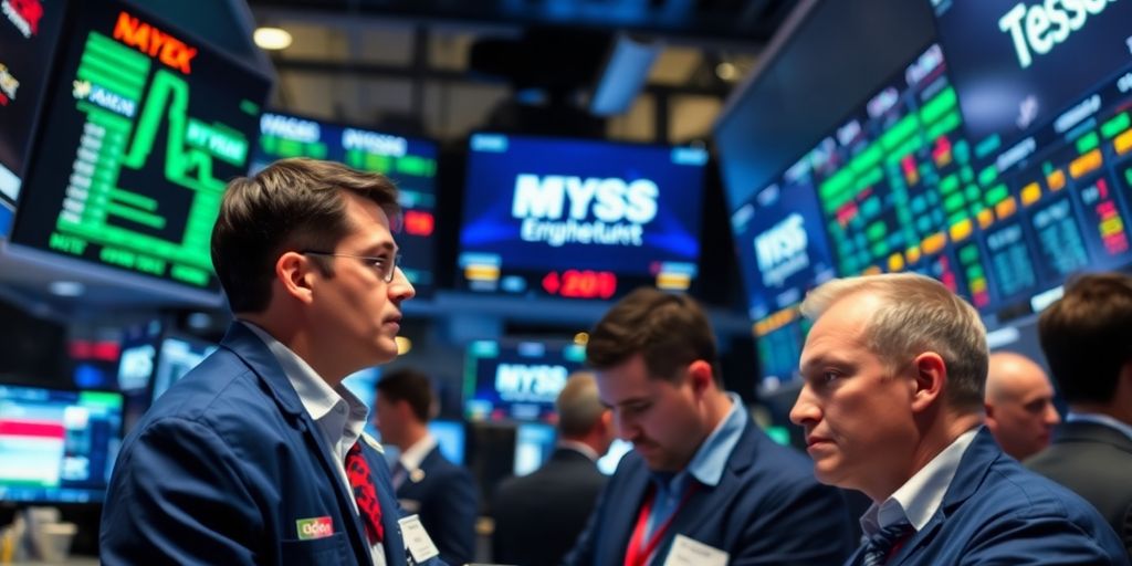 Traders in a fast-paced options trading environment.