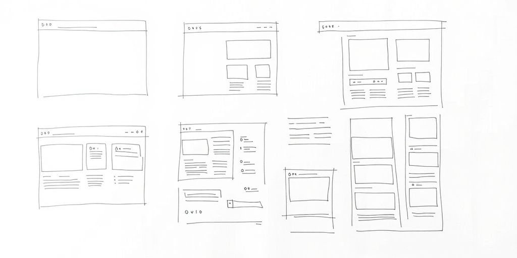 Návrh webových stránek skici