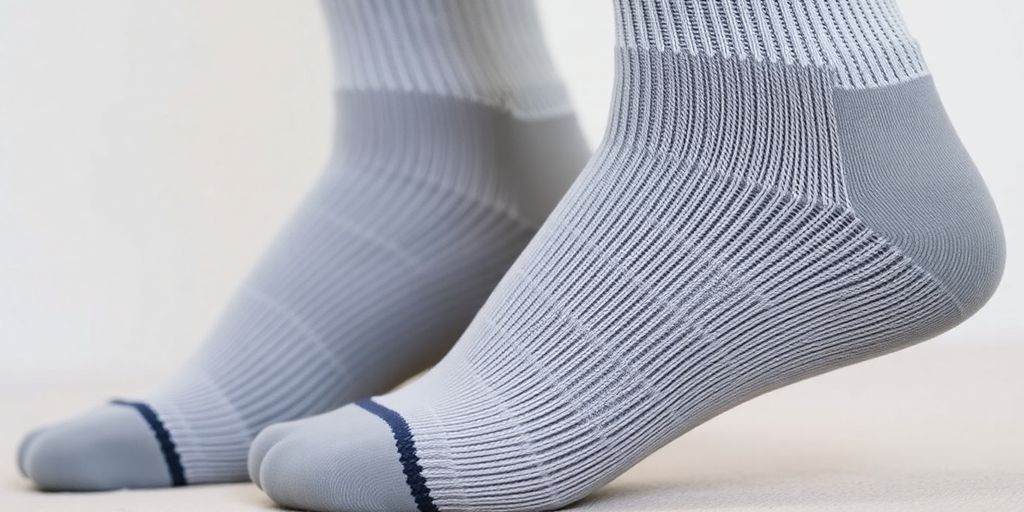 Men's diabetic socks size 13-15 on a neutral background.