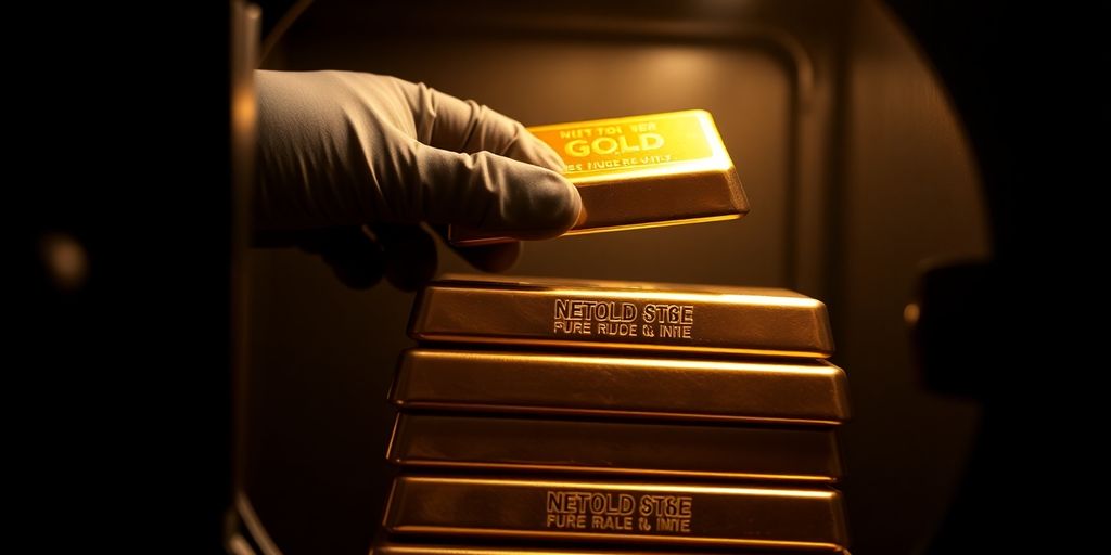 Lingots d'or sécurisés