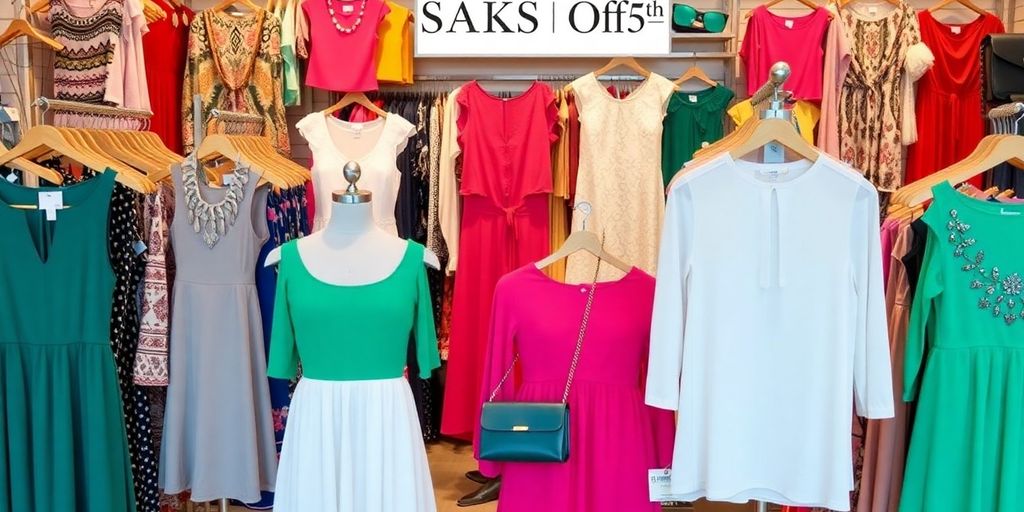Stylish clothing collection from Saks Off 5th.