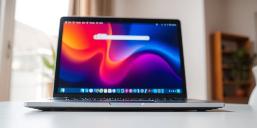 Laptop displaying a job board website