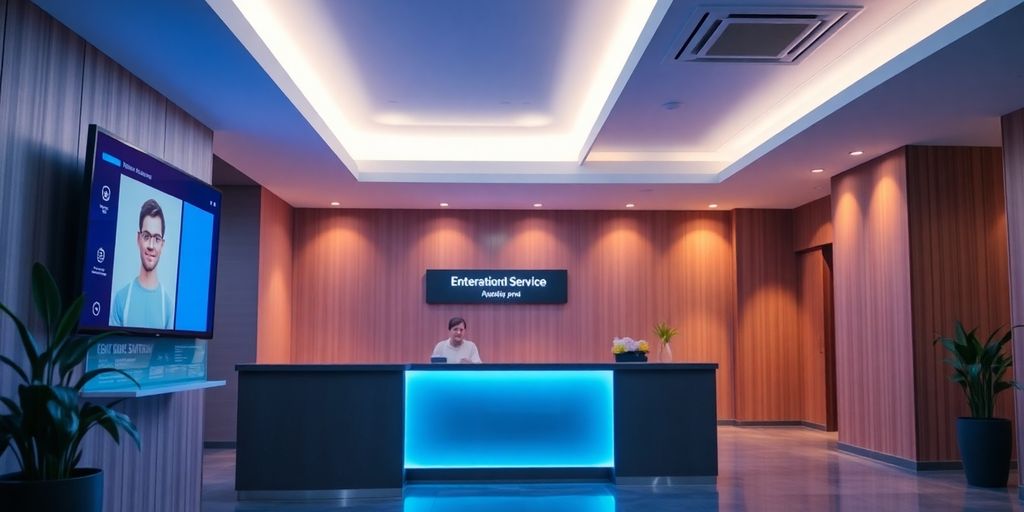 AI assistant answering calls at a 24/7 front desk.