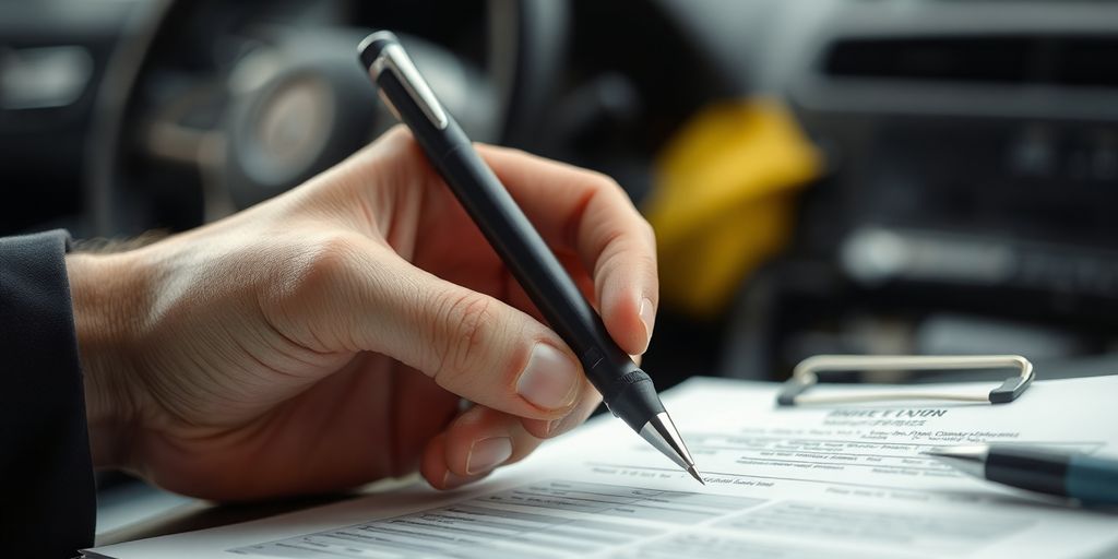 Injury documentation after car crash.