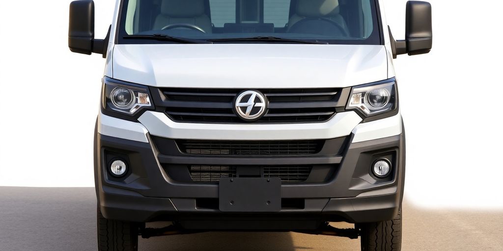 Maxus T90EV van parked outdoors.