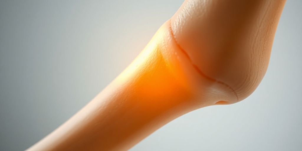Strong bones with glowing joint