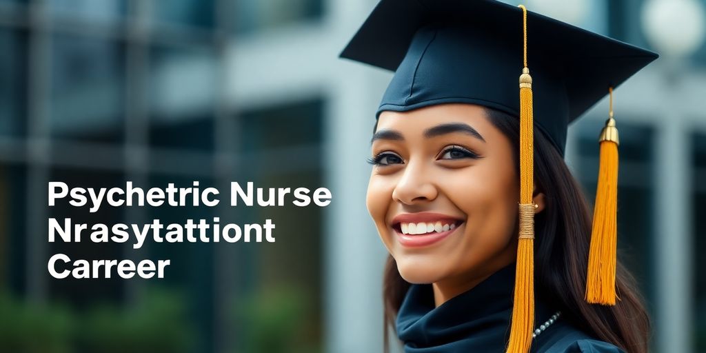 Graduating student smiling with cap and gown.