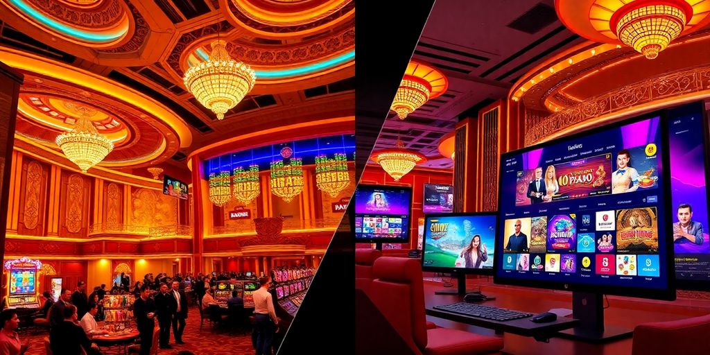 ภาพคาสิโนสดไทยและต่างประเทศเปรียบเทียบกัน