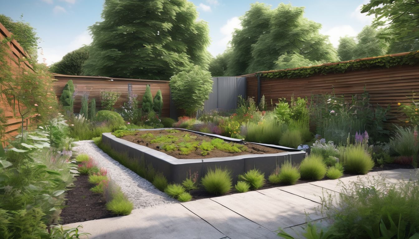 sustainable garden design with composting in the UK