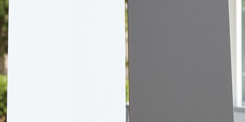 PVC and uPVC panels comparison.