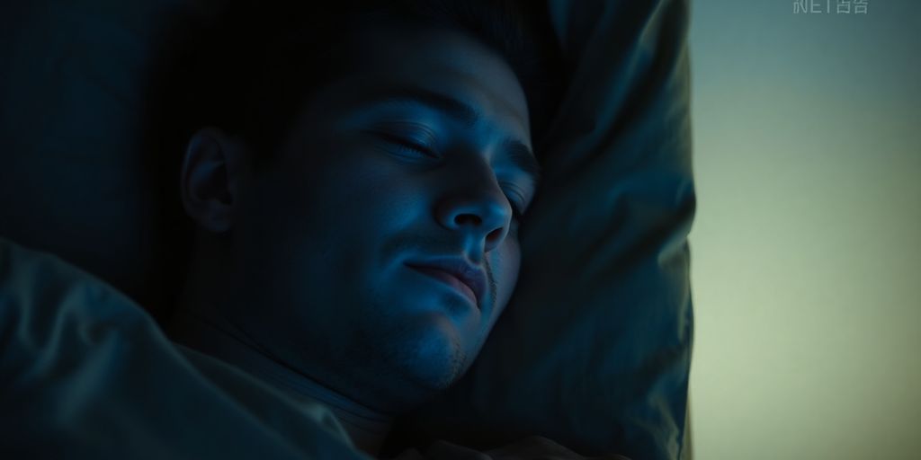 Person sleeping peacefully with clear nasal passages.
