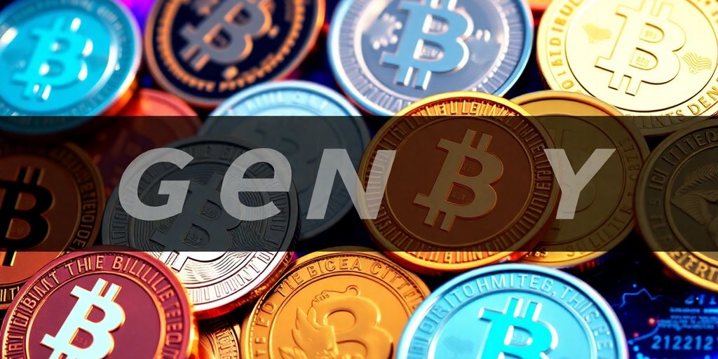 Colorful penny cryptocurrencies symbolizing potential investment opportunities.