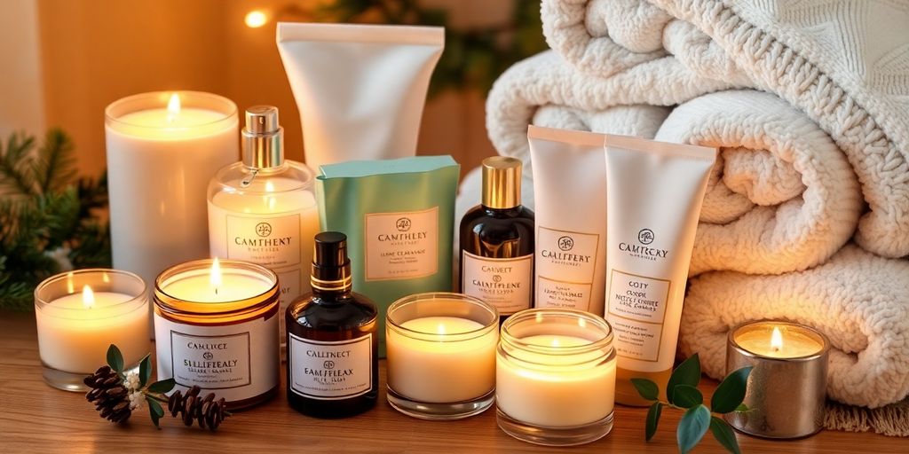 Luxurious self-care gifts for mothers at Christmas.
