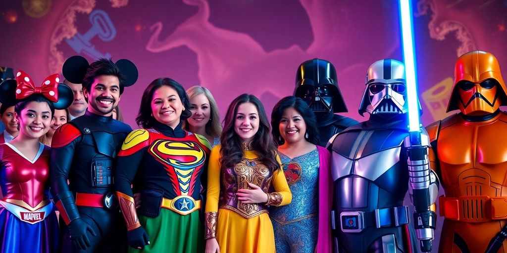 Personnages Disney, Marvel, Star Wars divers souriants