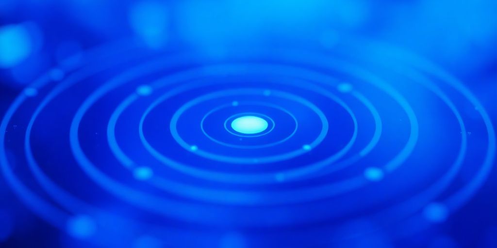 Bluetooth waves connecting devices.