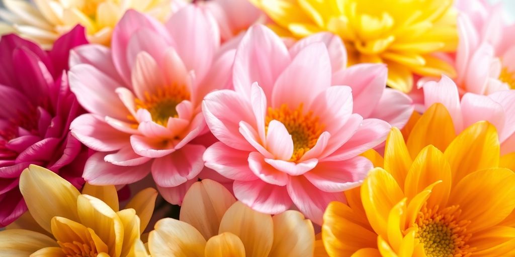 Blooming flowers with a subtle, elegant touch.