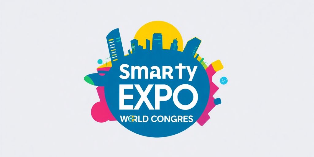 Colorful logo of Smart City Expo World Congress.