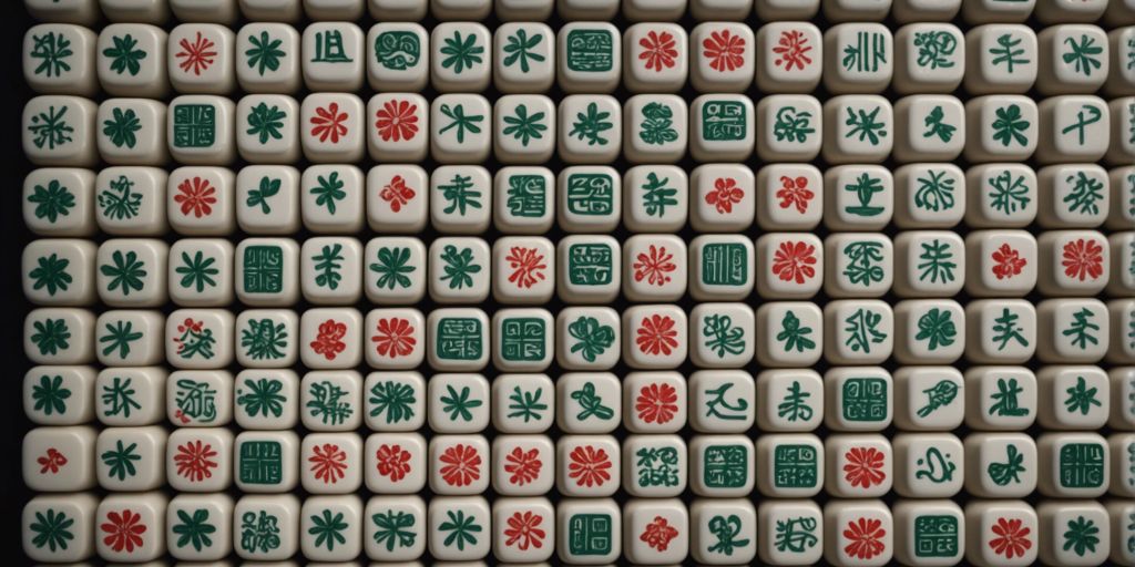 Thumbnail image displaying a variety of Mahjong tiles with different designs and symbols arranged in a grid.