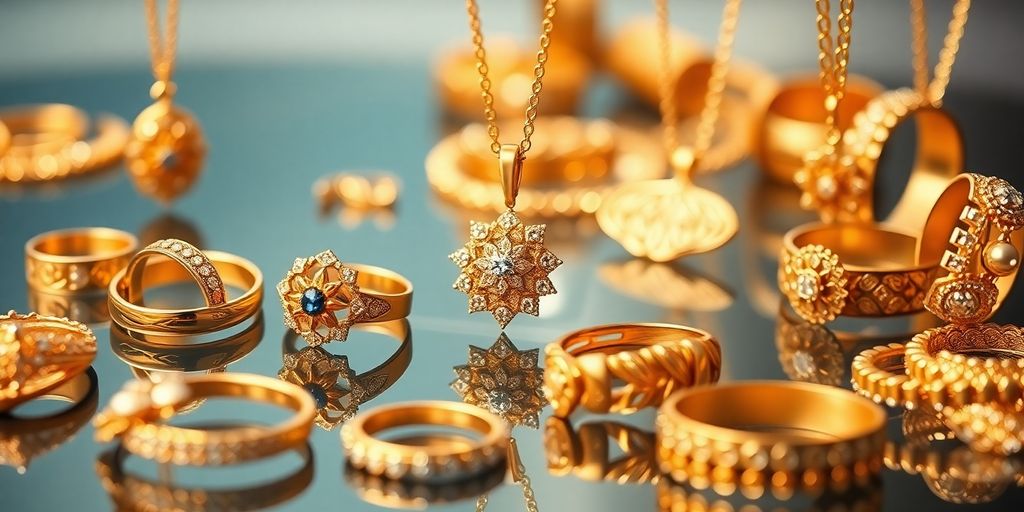 Bijoux en or étincelants chez GOLDMARKET.