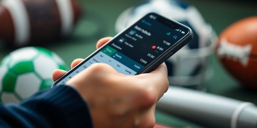 Sports betting odds calculation concept.