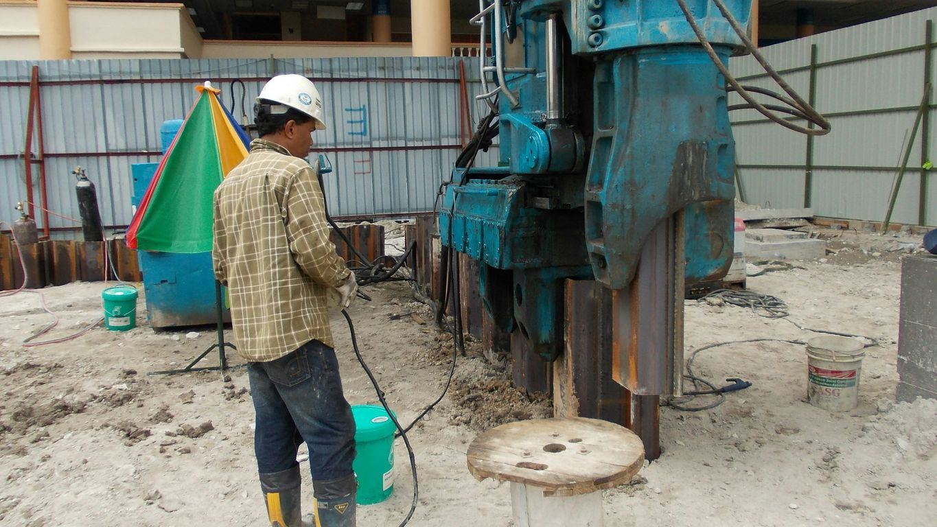 a person using a water pump