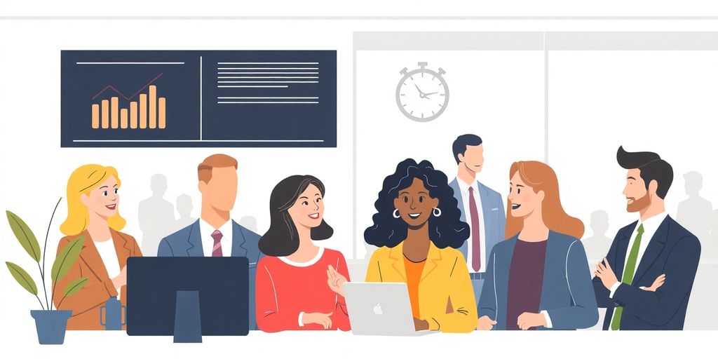 Illustrasjon av kundesegmenter i forretningsmodell.