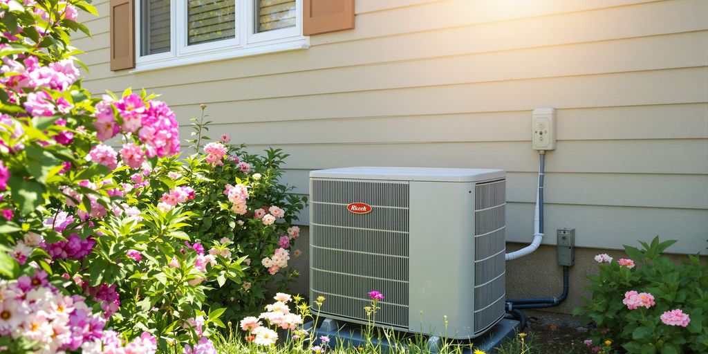 Home exterior with a visible outdoor AC unit.