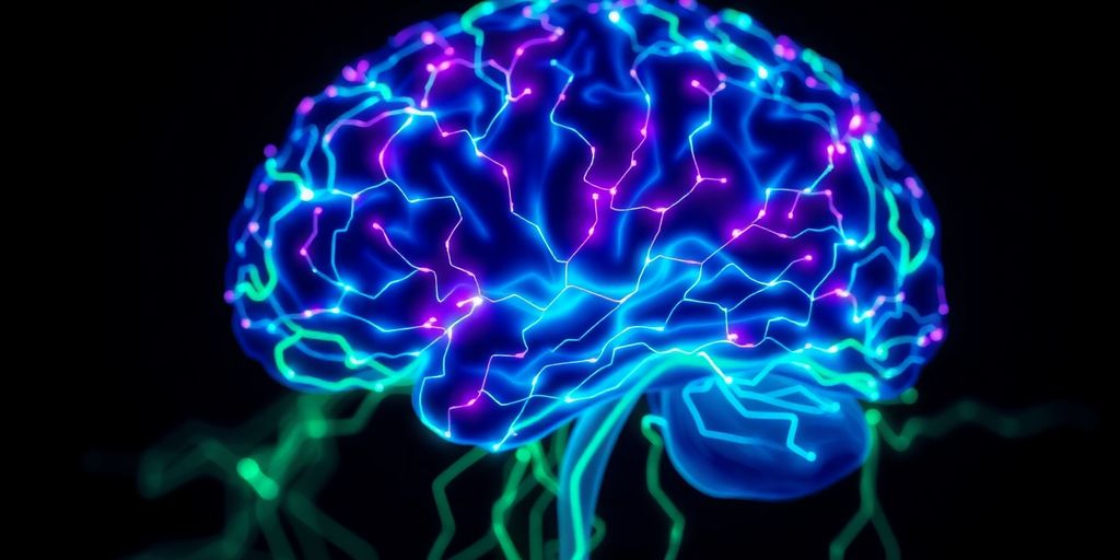Brain neurons with integrated gaming controller.