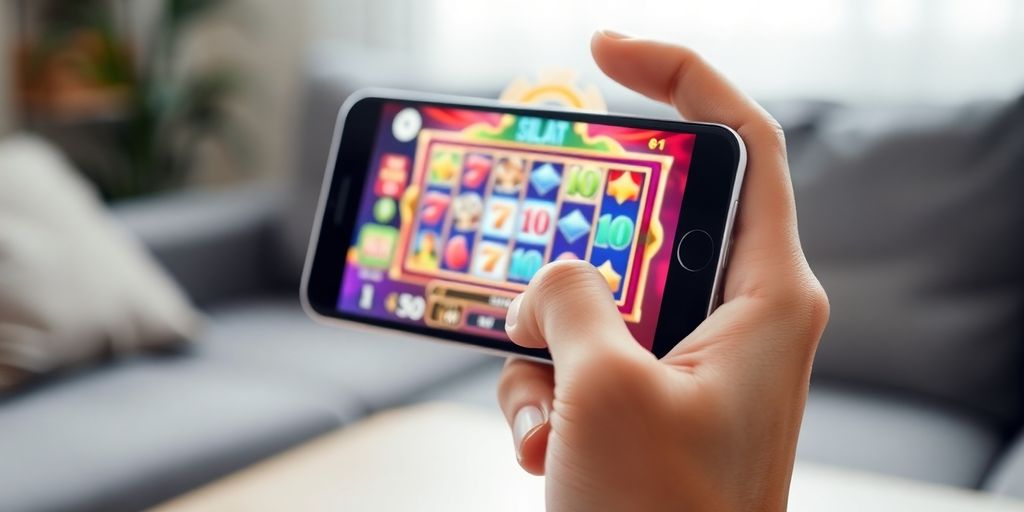 โทรศัพท์มือถือและสล็อต