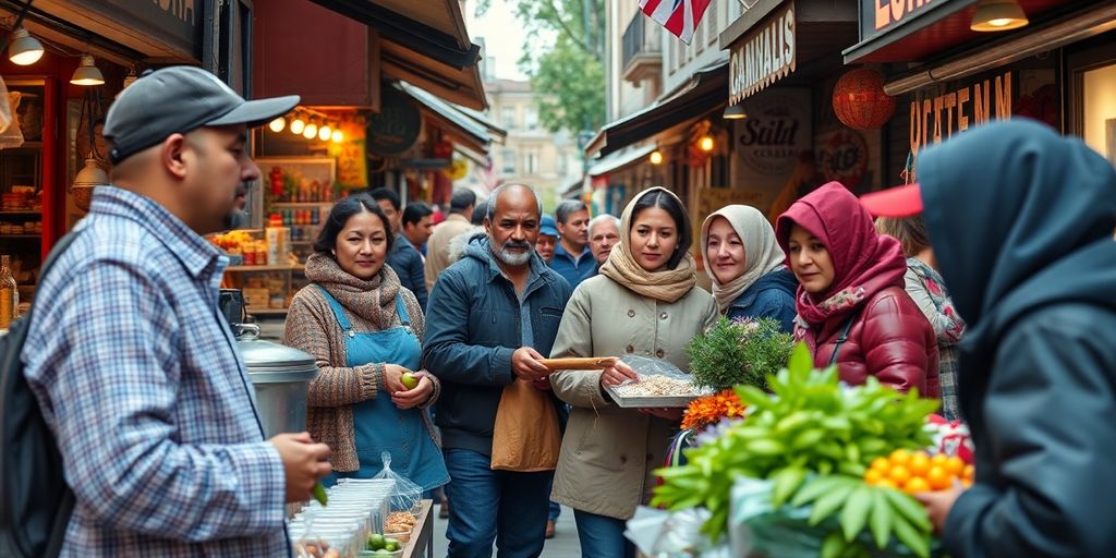 Inmigrantes trabajando en negocios exitosos en Canadá.