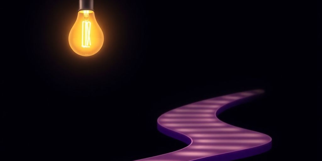 A lightbulb illuminates a path forward.