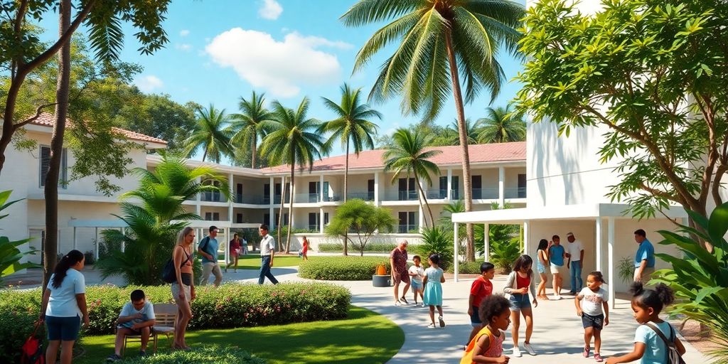 Aventura Florida school community actively engaged in education.
