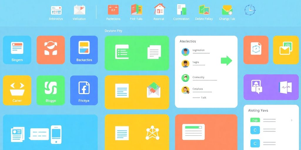 Google Classroom interface with colorful icons.