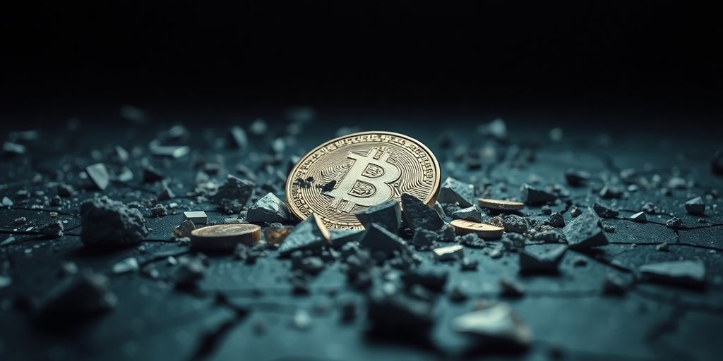 Distressed crypto coin aftermath