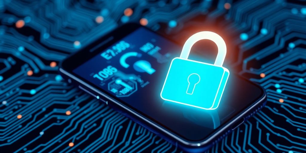 Digital lock symbolising multi-factor authentication security.