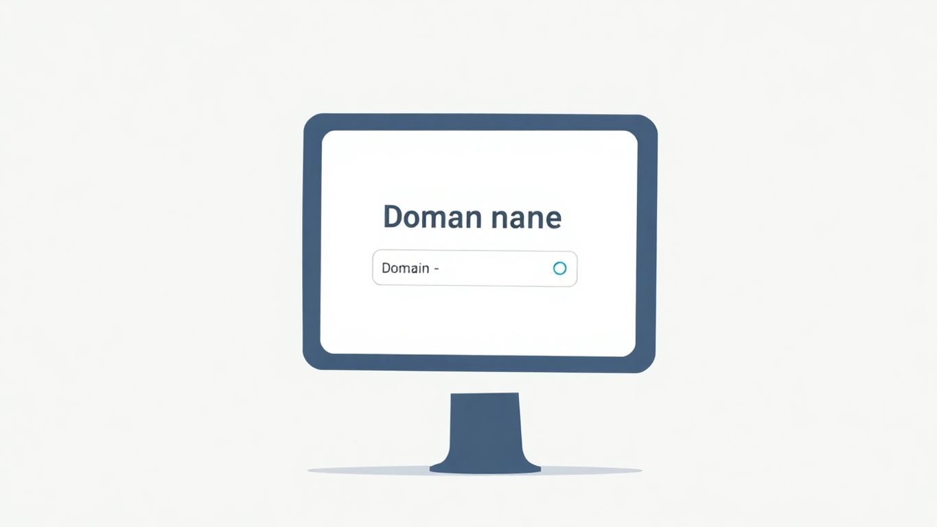 Illustrasjon av domenenavnvalg for små bedrifter.