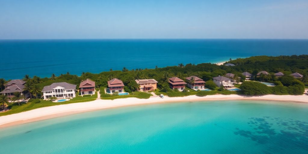 Stunning beachfront villas along Thailand's beautiful coastline.