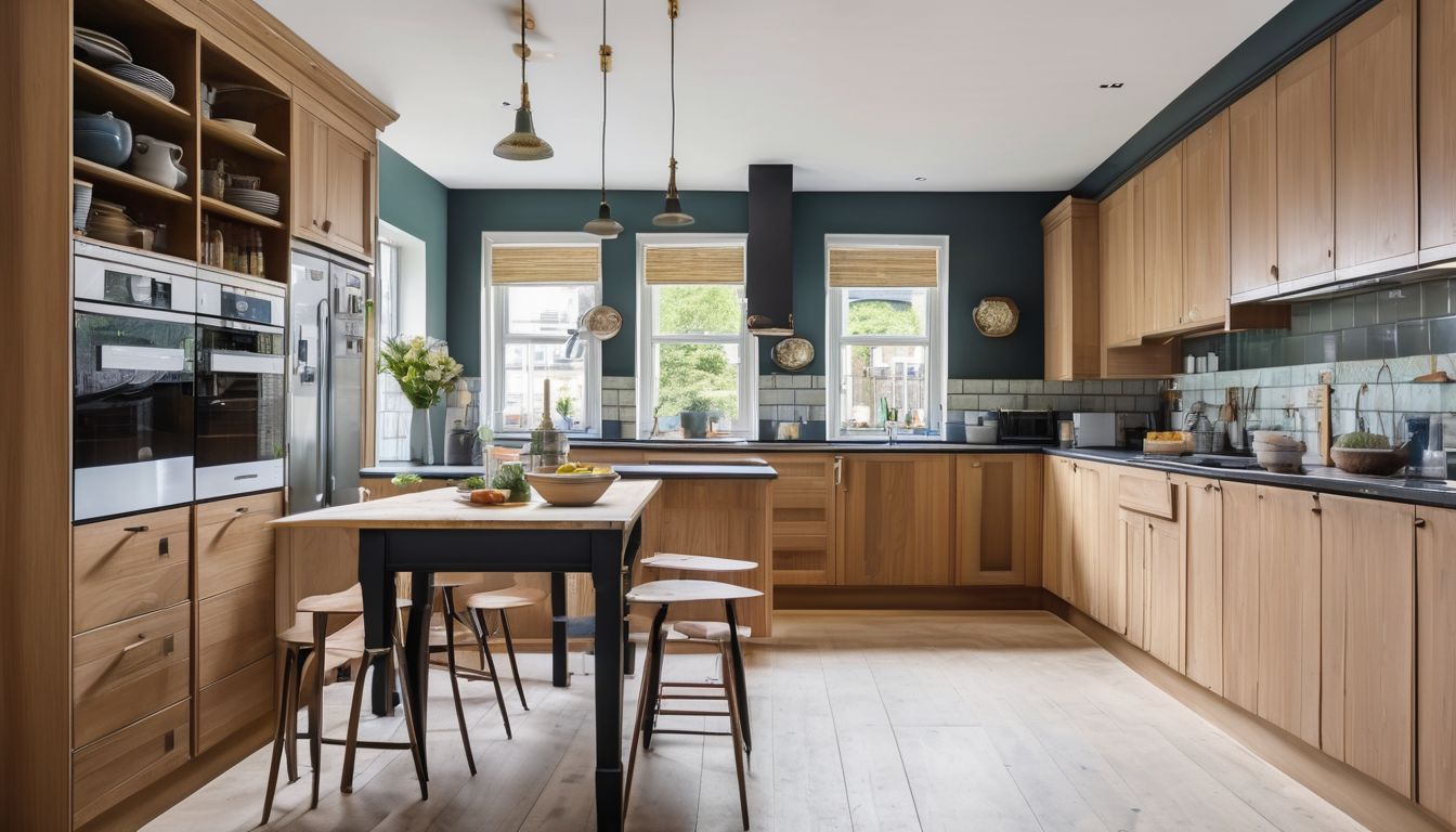 fitted kitchen in a London home