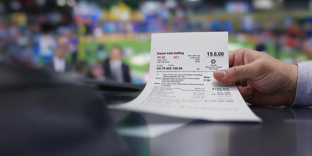 Person placing a bet with focused expressions and hands.