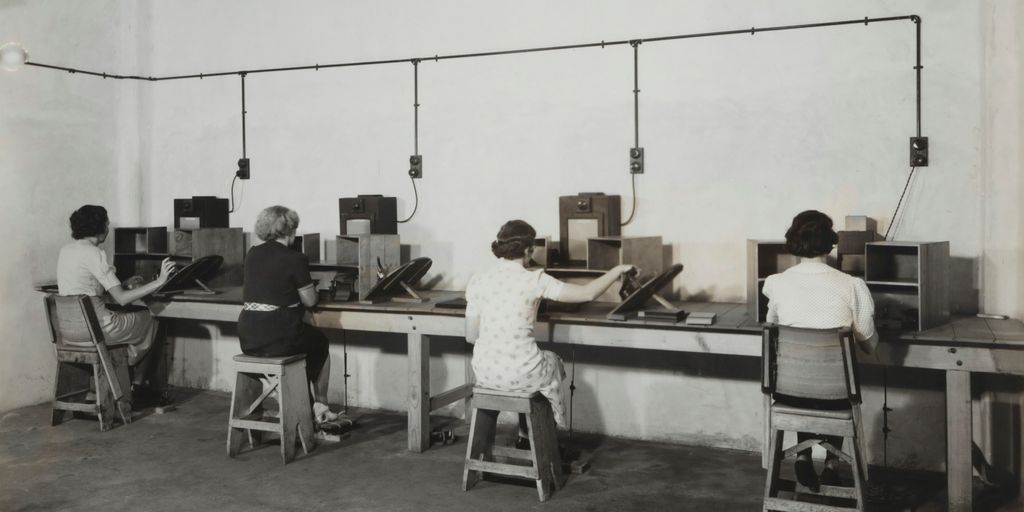 woman sitting in front of desk