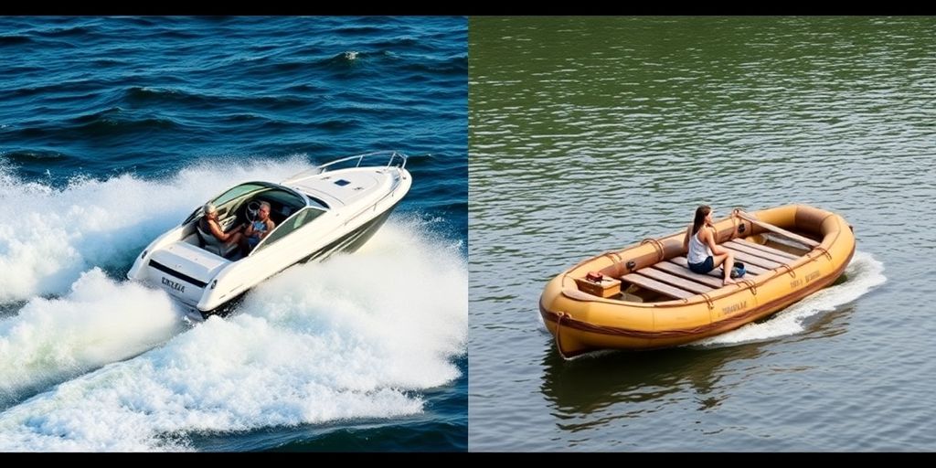 Ervaar het avontuur van Boot versus vlot: van wilde wateren tot luxe!