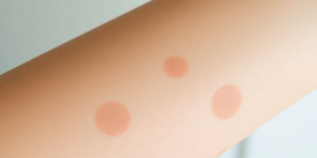 Woman's smooth skin with faded dark spots.