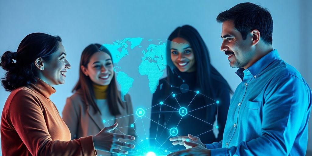 Online platforms connect buyers and sellers.