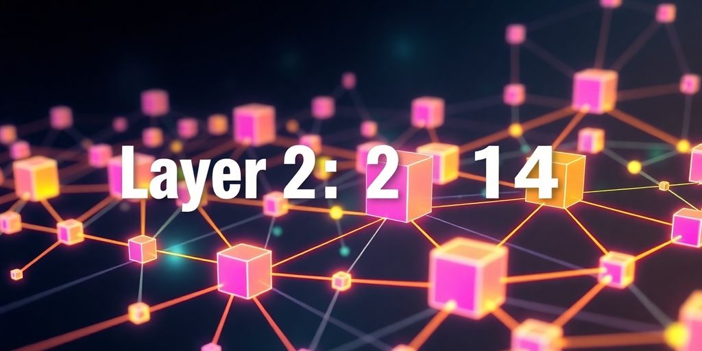 Illustrative image of interconnected blockchain nodes.